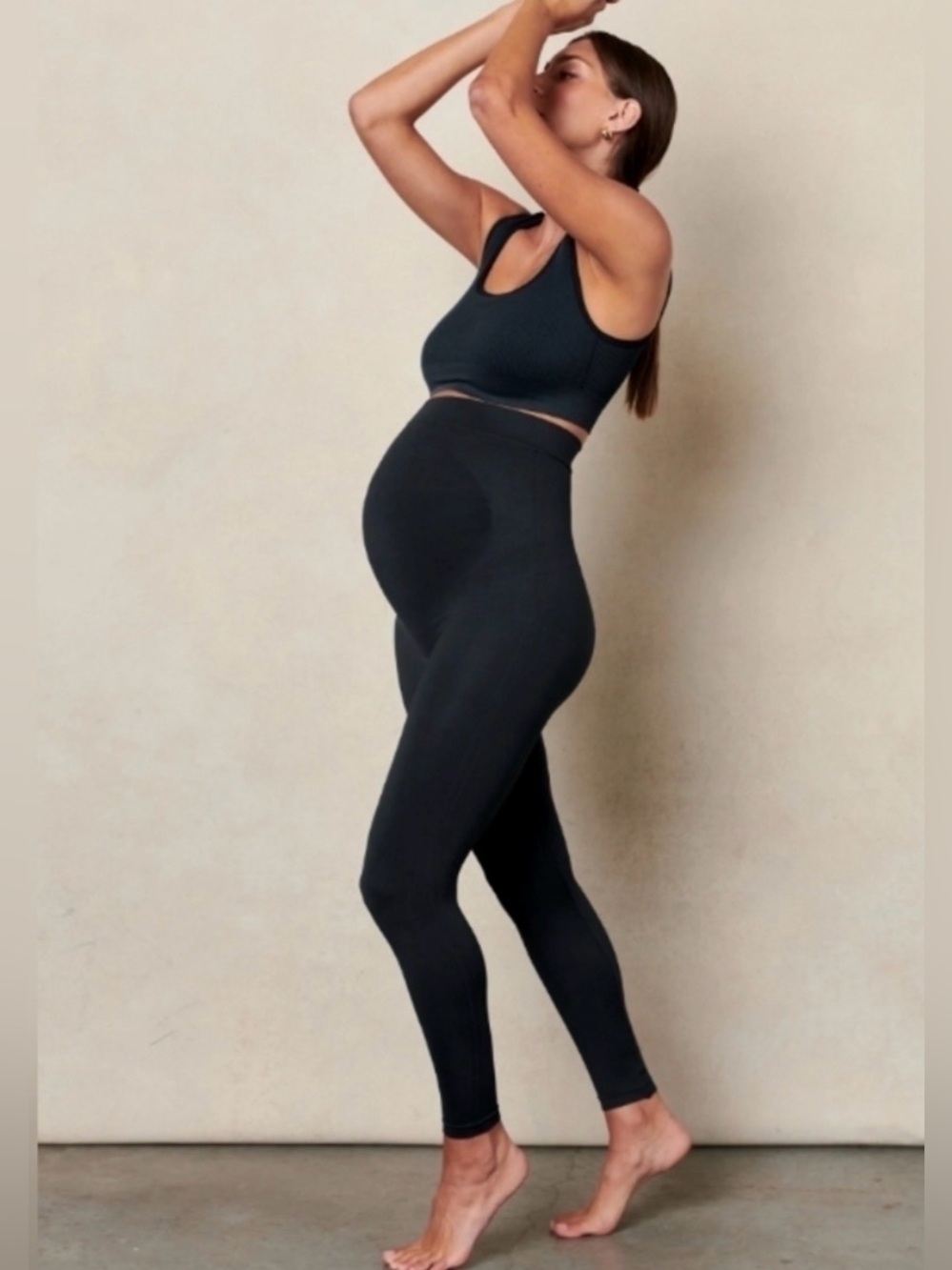 BLANQI Everyday Maternity Belly Support Leggings size Medium